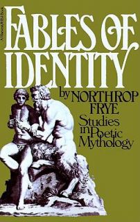   Studies in Poetic Mythology by Northrop Frye 1963, Paperback