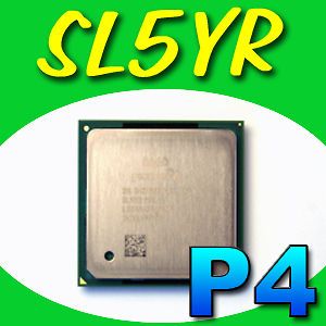 Intel Pentium 4 Processor 2 GHz CPU SL5YR 478 400 2GHz