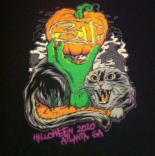 Rare 311 Halloween Show Tour T Shirt Sublime Slogan Art L Slightly 