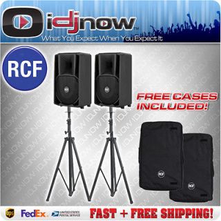 RCF ART 412 A MK II Active Two Way DJ Speakers With Padded Protective 