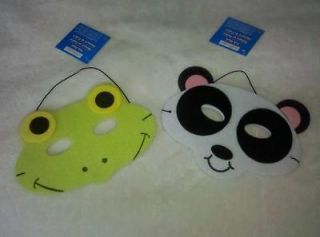   Masks choice of Panda Bear or Frog Easy Costume Party Favor Halloween