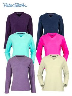 Peter Storm/Millets Womens Super Soft Fleece Jumper/Sweater​/Top V 