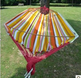   Color Outdoor Camping Canvas Leisure Hammock Oxford Cloth 2 Person
