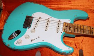   Fender ® Custom Shop 57 Stratocaster ® Heavy Relic Seafoam Green