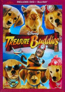 Treasure Buddies Blu ray DVD, 2012, 2 Disc Set, DVD Blu ray