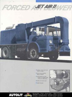 1987 ford laurentide snow blower truck brochure canada time left