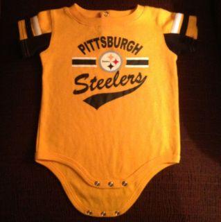pittsburgh steelers baby infant football onesie