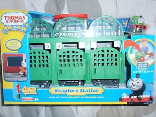 Thomas Take N play Playset Fold out Knapford Station with PERCY