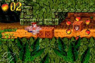 Crash Bandicoot The Huge Adventure Nintendo Game Boy Advance, 2002 