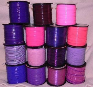 150 YDs Rexlace Gimp Plastic Lace ~ Pretty Pinks & Purples ~ 10 Yds 