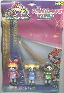 powerpuff girls action set no 2268 bnib plastic figures  8 
