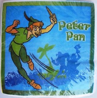 new peter pan 25 beverage napkins party 
