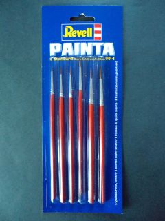 Revell Standard Model Paint Brush Set, 6 Assorted 00   4   Warhammer 