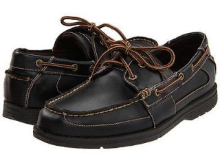 rockport boatini men s leather moc toe boat shoes 10 5 m