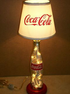 coca cola coke bottle table lamp  36