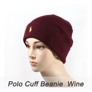   Color Polo Cuff Beanie Skull Fall & Winter Knit Watch Cap Unisex New