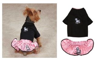 Poodle Pooch Skirt and Shirt Set Costumes for Dogs   Halloween Dog 