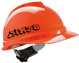 PERSONALISED NAME vinyl helmet stickers hard hat builders 