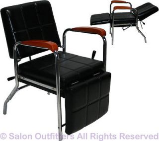   Adjustable Shampoo Chair with Leg Rest Beauty Barber Salon Equipment