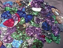 bulk lot celluloid guitar picks 58mm assorted colors from canada
