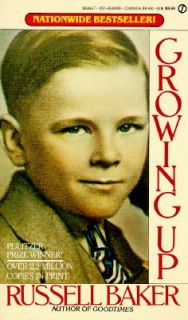 Growing Up by Russell Baker 1992, Paperback