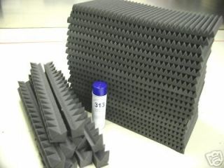 20 Tiles 24x12x1.5 Thick StudioFoam Acoustic Soundproofing Wedge 
