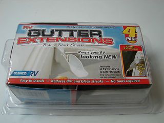 gutter extentions for rv motorhome or trailer 4 pcs time