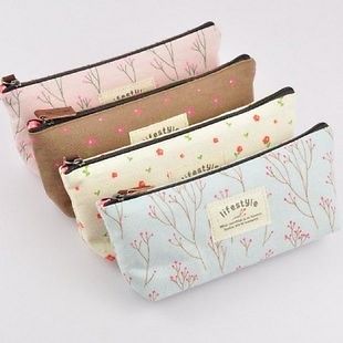   canvas pen bag pencil case,Brand new,different colors,Set of 4