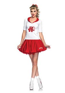 womens rydell high cheerleader grease movie costume