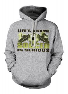Life Is A Game Soccer Is Serious Sneakers Player Football Ball 