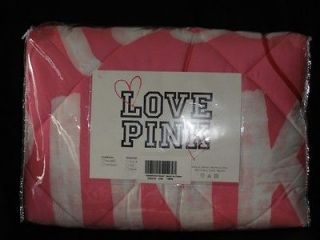 NEW Victorias Secret PINK Comforter Twin XL Love Pink Comforter 