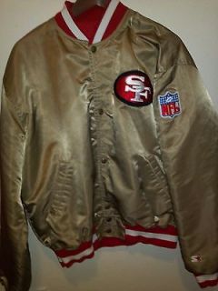 san francisco 49ers jacket starter vintage xl 