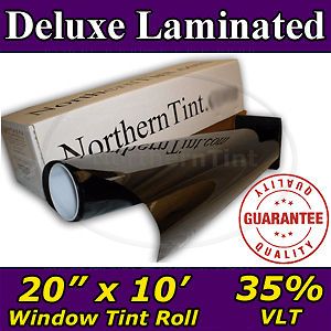 Window Tint Roll 20x10 Deluxe Laminated VLT 35%