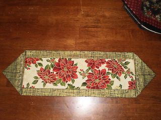   Fabric Candle Mat Quilt Runner Home Made Christmas Decor SALE