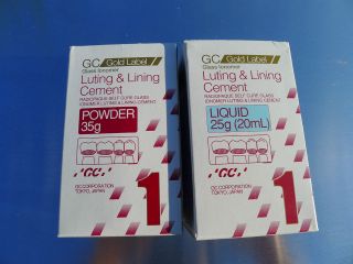 gc fuji 1 1 luting lining cement light yellow time
