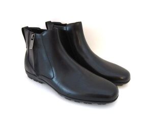Salvatore Ferragamo Cispriano Mens Black Boots 12 EU 45 Made in Italy 