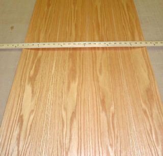 Red Oak prefinished wood veneer 24 x 96 with PSA (peel and stick 