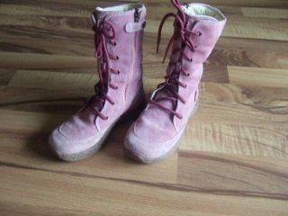 primigi enora pink suede leather boots sz 28 us 10