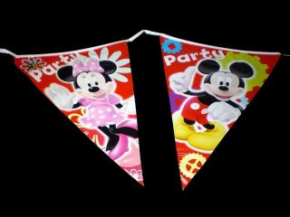 6m banner disney mickey minnie mouse birthday party supply