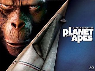 Planet of the Apes 40 Year Evolution Blu ray Disc, 2009, 5 Disc Set 