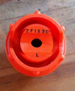 bex zf1530 zip tip flat v spray nozzle tip orange