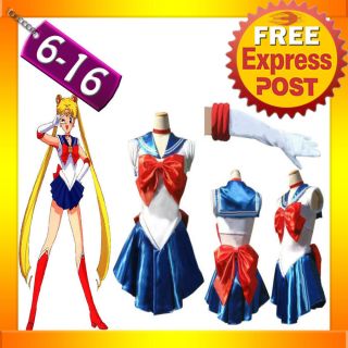 G33 Sailor Moon Costume Cosplay Uniform Fancy Dress Up Sailormoon 