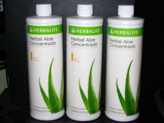 Newly listed 3 (THREE) HERBALIFE HERBAL ALOE CONCENTRATE 16OZ