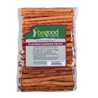 be good flavored rawhide twist dog treats 100pk chicken time