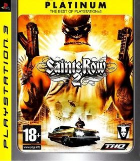 Saints Row 2 II (Sony Playstation 3, 2008) Region Free Plays in all 