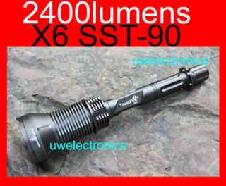   X6 SST 90 Luminus LED 18650 Flashlight Searchlight defender Torch Lamp