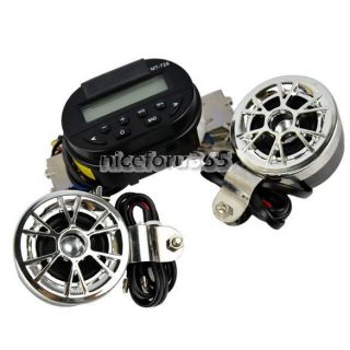   12V Motorcycle/ATV FM Radio Waterproof  stereo speaker system Set