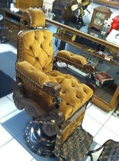 1909 Hercules Vintage Barber Dental Chair Antique