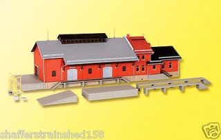 kibri 39462 freight house w loading dock ho scale mib