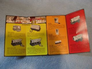 newly listed reddy heater brochure vintage  2